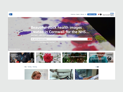 Asset Space - Stock Library care health images library nhs stock web design