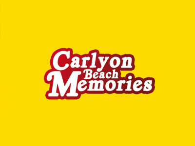 Carlyon Beach Memories beach cornwall design development illustration logos memories sand