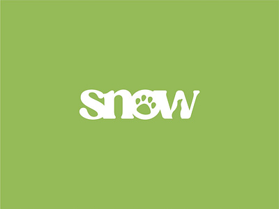 Snow Logo | Pet Supply Store brand branding company corporate design graphic design identity logo pet sign store supply chain symbol visual