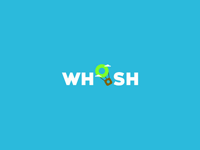 Whoosh air balloon brand branding dailylogochallenge logo mark sign symbol