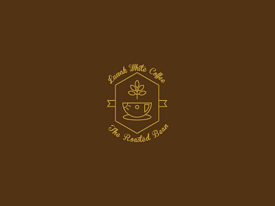 Luwak : The Roasted Bean brand branding coffee dailylogochallenge logo mark sign symbol traditional