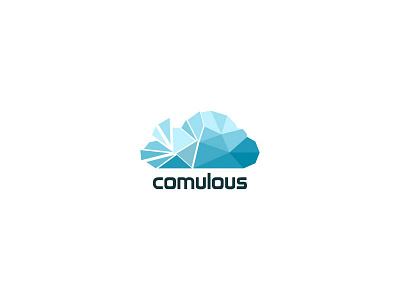 Day 14 : Comulous brand cloud company computing corporate hosting logo lowpoly server tech