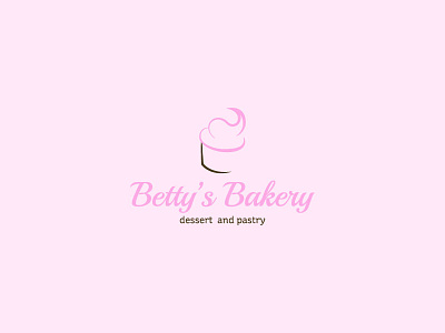 Day 18 : Betty's Bakery bakery brand brush company corporate cupcake dessert logo pastry sweet