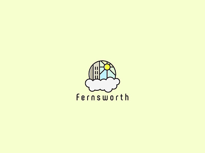 Day 22 : Fernsworth brand branding city company corporate icon line logo modern simple