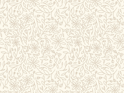 Flower Lineart Pattern