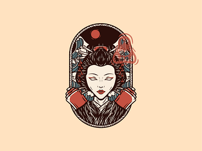 Geisha illustration