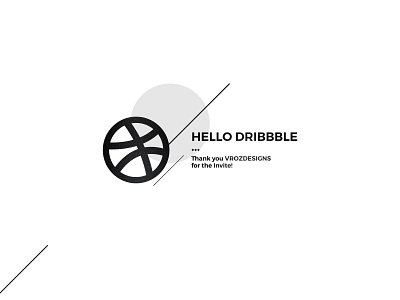 Hello Dribbble design dribbble first shot indonesia