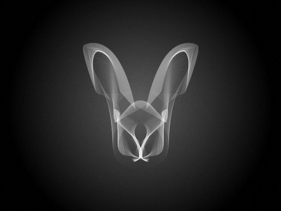 Rabbit illustrator line sketch