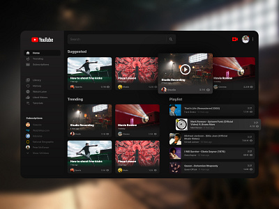 Youtube Redesign Concept