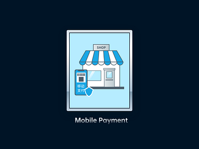 mobile payment illustrator mobile payment
