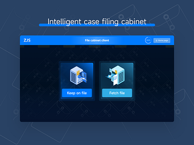 Terminal interface icon illustration intelligent cabinet keep on file terminal interface ui