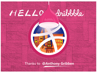 Hello Dribbble debut shot hello dribbble