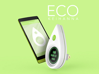 ECO - Ecological solutions for Keihanna, Japan application design eco ecology electric energy green keihanna leaf plug product product design