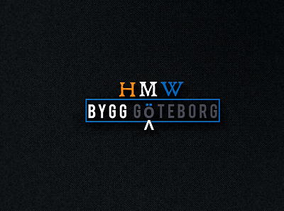 HMW Contractions and builders Company Logo black logo brand identity brandidentity branding branding agency branding design builder builders company business company creative creative logos design hmw illustration logo logos logoset vector