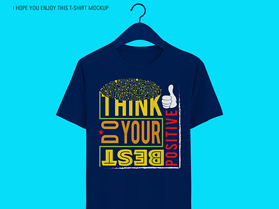 Think Positive Vector Royal T-Shirt Branding Creative Corporate best tshirt big tshirt blue tshirt branding branding tshirt clean tshirt corporate tshirt creative creative logos creative tshirt illustration logo logos nice tshirt tex tshirt thirtylogos tshirt typography tshirt yellow tshirt