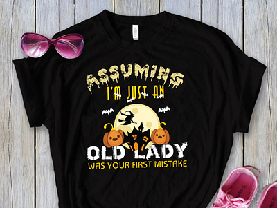 Assuming I'm Just an Old Lady T-Shirt cosplay horrormovies t shirt