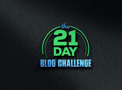 The 21 Day Blog Challenge Logo 21day 3d animation brand logo branding business corporate logo creative creative logos day design graphic design illustration logo motion graphics ui vector