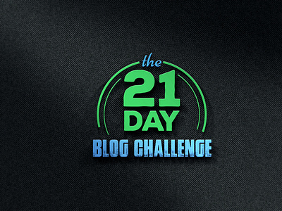 The 21 Day Blog Challenge Logo