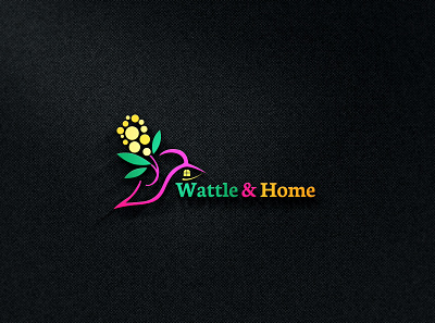 Wattle & Home Logo branding branding logo business logo corporate logo creative logo home logo logo logos wattle