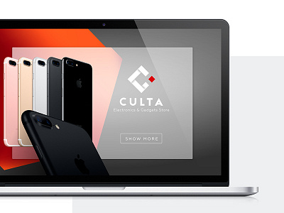 Banner *CULTA brand cult icon indentity iphone label logotype mark styleguide