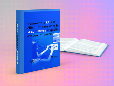 Livre en réalité augmentée - AR book book branding design direction artistique graphics interaction interaction design logo typography vector