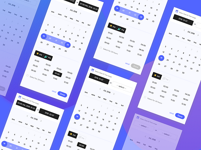 Date and Time Interaction date picker mobile app user experience user interface visual design