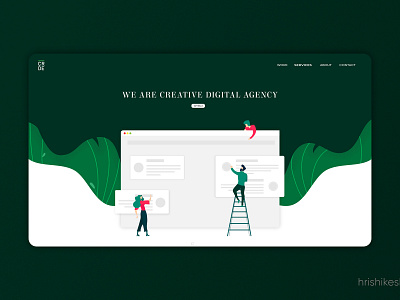 Landing page : CreadorDesigns