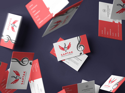 Business Card : Saptak Music  academy