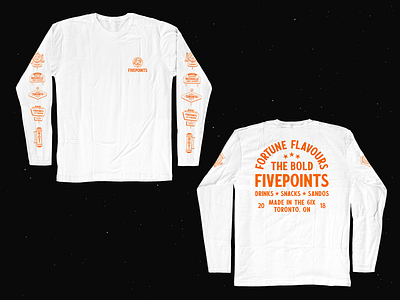 Fivepoints Merch branding chicken design hot illustration logo long sleeve merch nashville shirt vintage