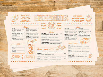 Fivepoints Menu