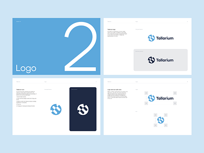 Tallarium Brand Guidelines blue brandbook branding design fresh greek guidelines logo modern
