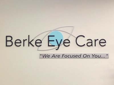 Berke Eye Care (Wall Installment) design enviromental design branding logo ophthalmologist