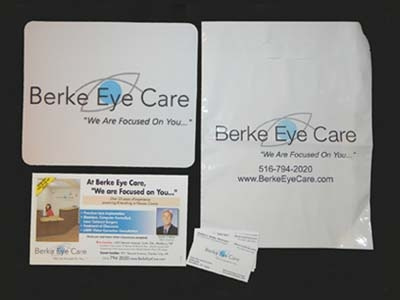 Berke Eye Care (Promotional Items) branding design logo ophthalmologist