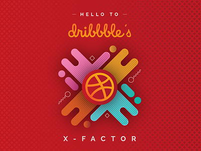 Hello to Dribbble's X Factor - First Dribbble Shot debut first shot hello hello dribbble minor details x factor