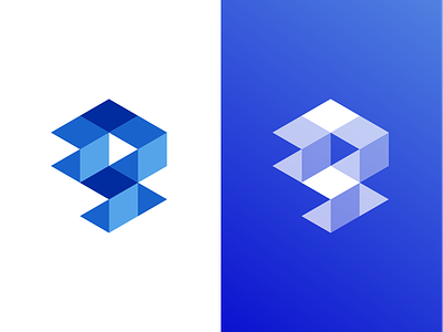 Logo Concept for a Construction Company 3d logo best logo blue logo construction logo gradients machinery logo minimal logo r logo