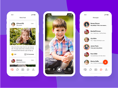 Social Network for Kids - App Concept