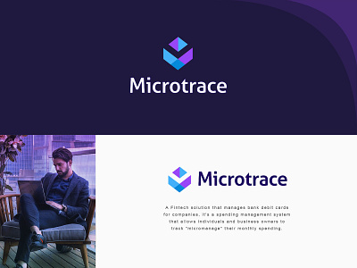 Microtrace - Logo and Branding 2d branding design flat icon identity logo type typography vector