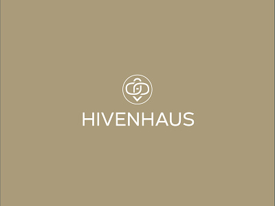 hivenhaus logo design - brand identity 2d bee brand brand design brandidentity branding design flat honey icon identity logo logos logotipo logotype logotypes mark type typography vector