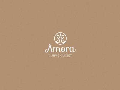 AMORA CURVE CLOSET 2d brand brand design brand identity branding branding design chic design flat icon icons identity logo logodesign logos logotype mark type typography vector