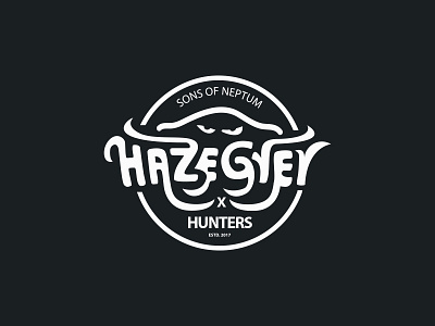 Haze Grey Hunters - Sons of Neptum custom grey haze hunters kraken logo monster type typography