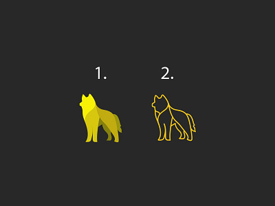 Yellow dog Solutions - logo development 2d animal app dog flat icon linework logo minimal overlay vector