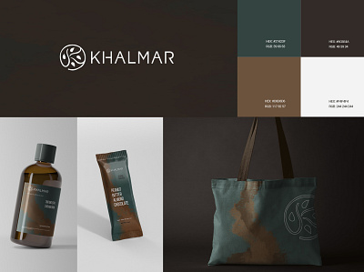 Khalmar Branding System 2d app brand design brand identity branding branding design flat identity identity branding identity design logo logotype package packaging packaging design type typography