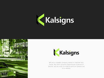 Kalsigns Logo Design app brand brand identity branding clean icon identity logo logotype type typography ui vector