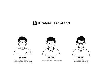 Kitabisa - Frontend Member developers illustration people startup team