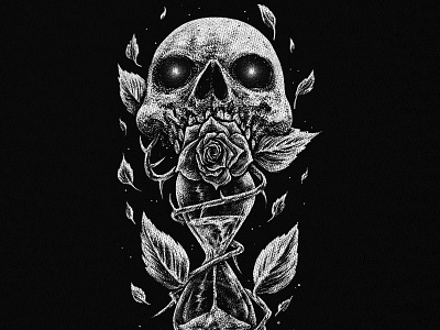 Available band merch dark art dark artist dark illustration illustration macabre merch design skull skull art t shirt design