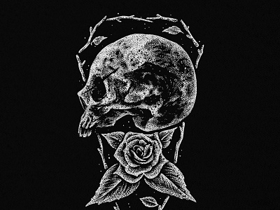 Available artwork band merch coffin dark art dark artist flowers horror art horror artwork merch design skull skull art t shirt design
