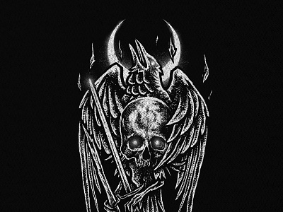 SOLD apparel design artwork band merch clothing design dark art dark artist dark illustration horror art horror artwork horror design illustration macabre merch design skull skull art t shirt design