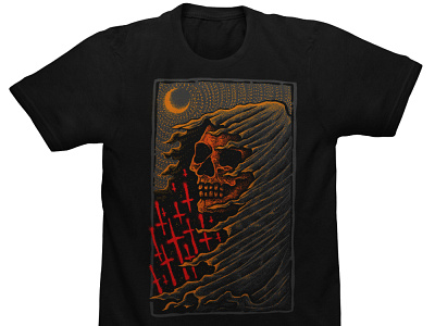 Available artwork band merch clothing design dark art dark artist dark illustration dotwork grim reaper horror art horror artwork illustration macabre merch design sebrodbrick skull skull art t shirt design