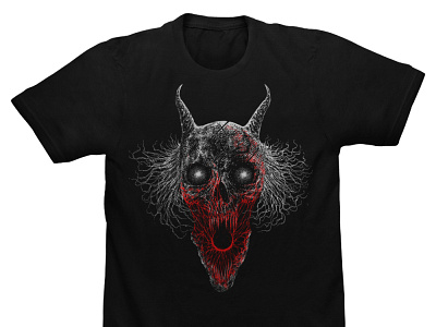 Available artwork band merch dark art dark artist dark illustration dotwork horror art horror artwork horror illustration illustration macabre merch design sebrodbrick skull skull art t shirt design