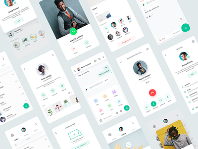 Exploring a new UI for WhatsApp (Android) v2 app design icons interaction interface messenger ui user interface whatsapp